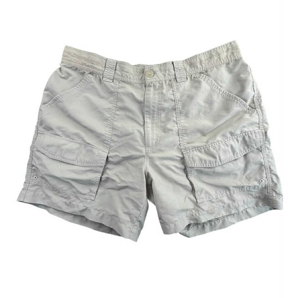Columbia Shorts Womens 36W Tan PFG Performance Fishing Gear Omni-Shade Cargo 6in
